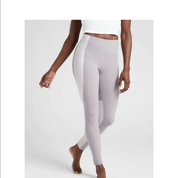 Cropped Elation Asym 7/8 Tight Lilac Stone - Picture 2 of 4